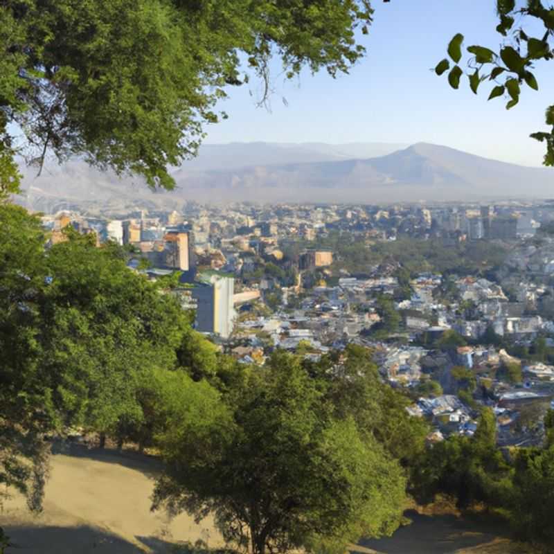 Santiago's Bellavista Neighborhood in Spring&#58; A Vibrant Tapestry of Culture and Nature