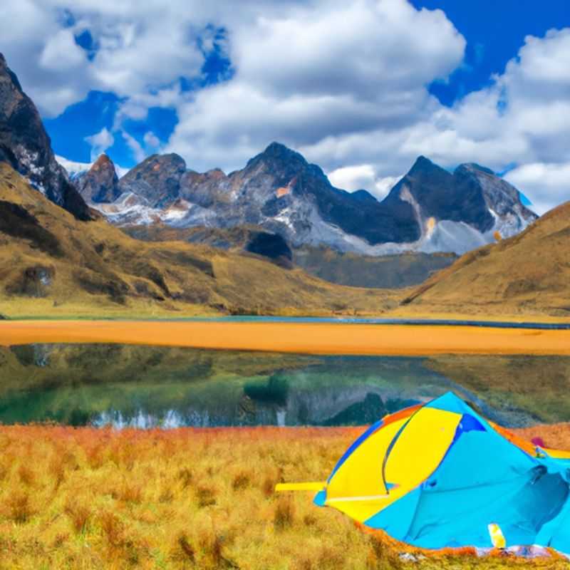 Camping on the Edge of the World&#58; Laguna Jahuacocha Campsite in Huayhuash Circuit&#44; Peru