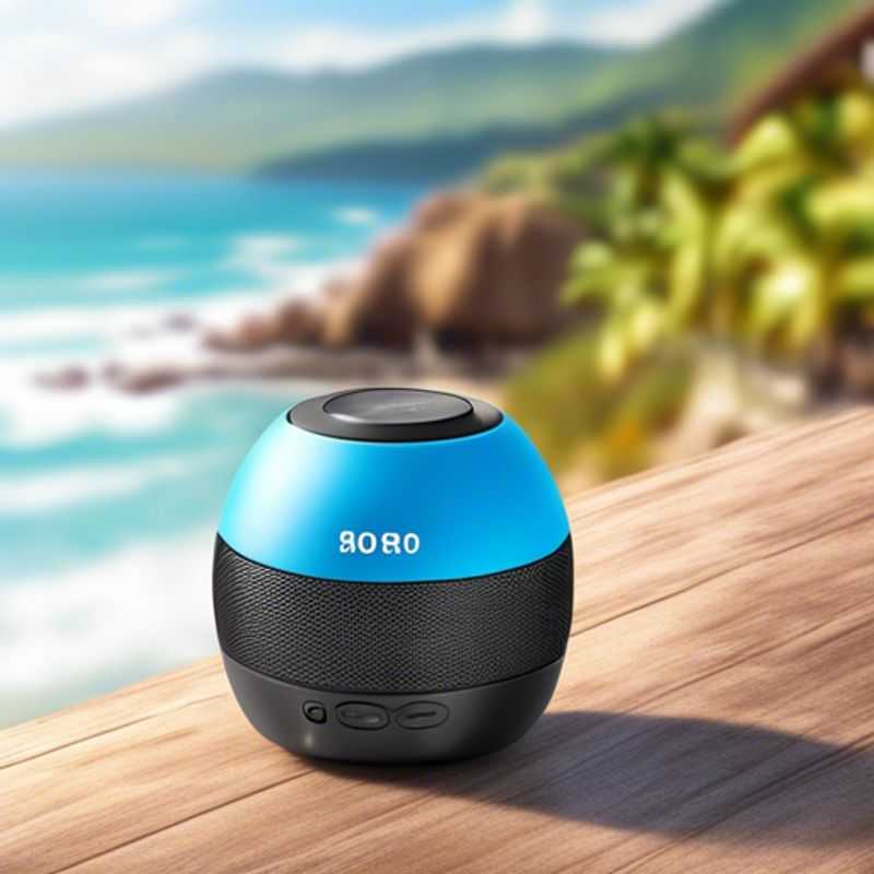 A stylish portable Bluetooth speaker, ready to soundtrack your adventures.