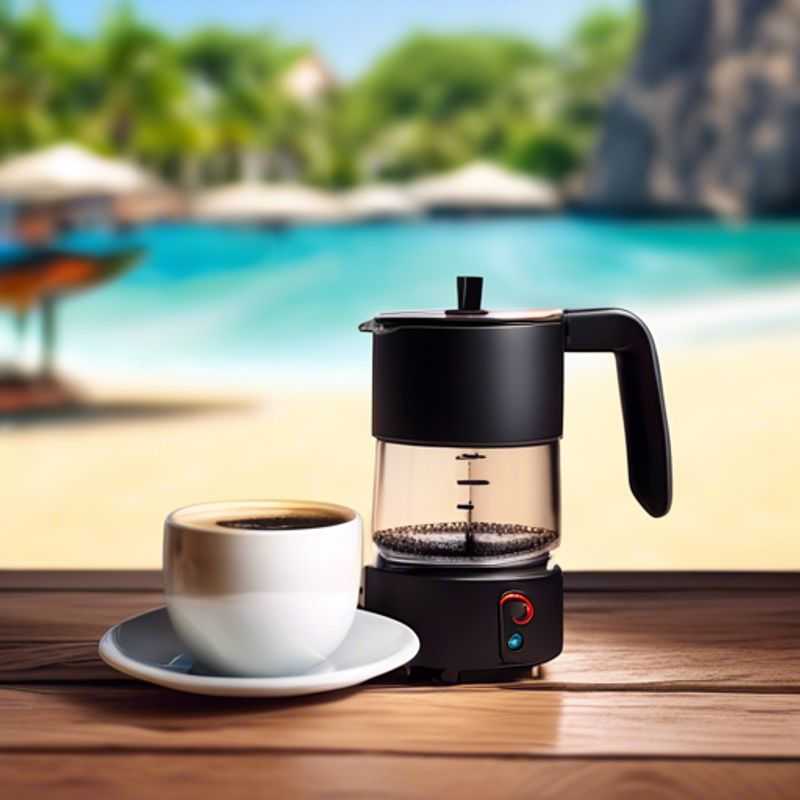 A portable coffee maker, perfect for brewing your morning cup on the go.