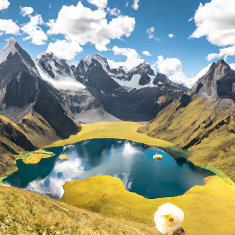 Camping High in the Peruvian Andes&#58; Rondoy Campsite in Huayhuash Circuit During Summer and Fall