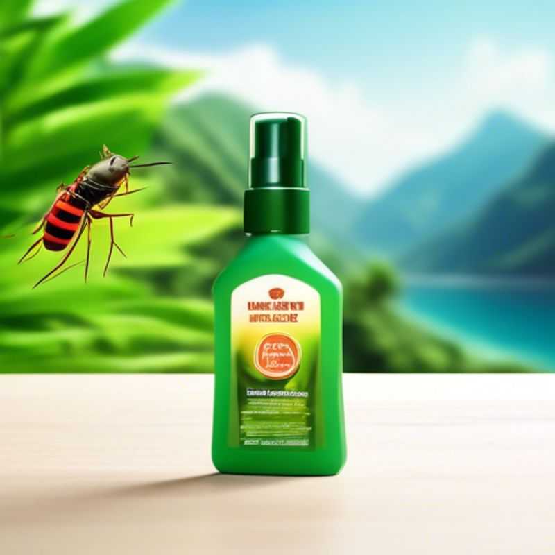 A bottle of insect repellent, ready to keep those pesky bugs at bay.