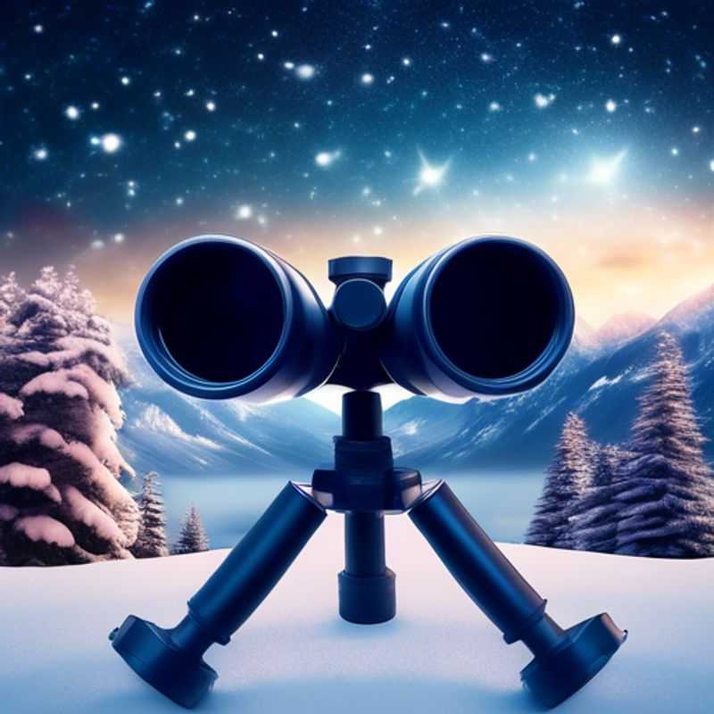 A pair of sleek binoculars, ready to unlock the wonders of the night sky or bring distant wildlife into sharp focus.