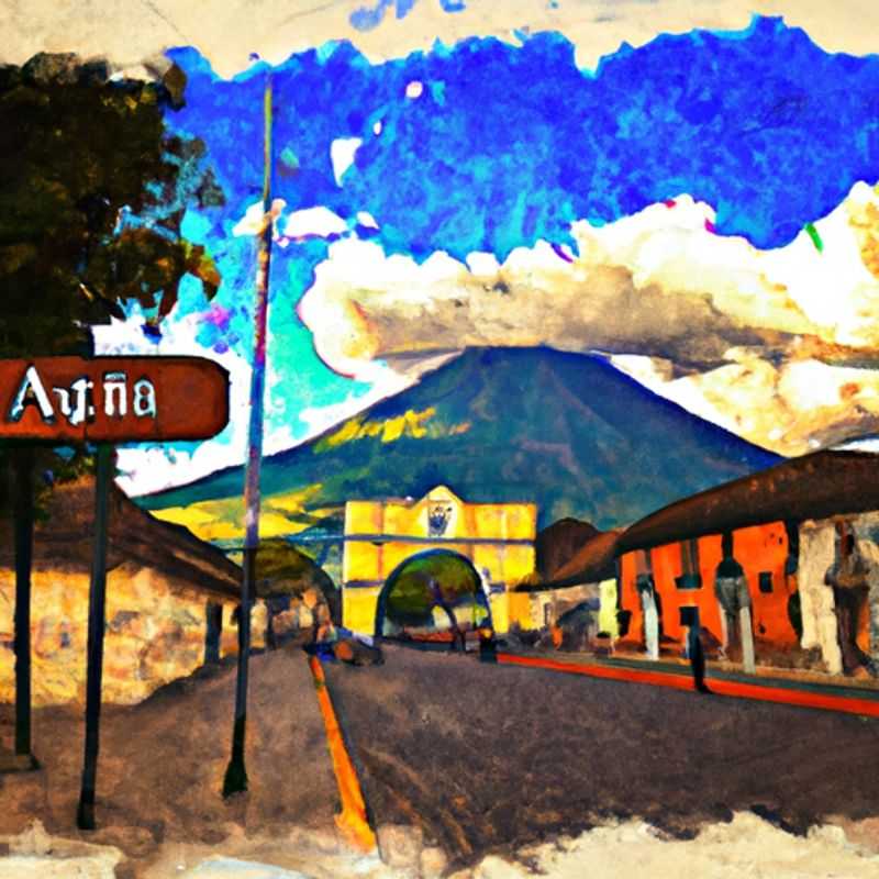 A couple strolls through the enchanting cobblestone streets of Antigua, Guatemala, surrounded by vibrant colonial architecture and the towering majesty of Volcán de Agua. Their weeklong winter escape promises a captivating blend of history, culture, and breathtaking natural beauty.