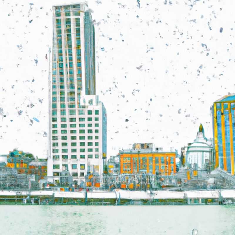 A lone traveler, perched on a cozy bench in a vibrant Portland coffee shop, laptop open, immersed in the creative energy and digital nomad lifestyle, enjoying a week-long winter escape in the heart of the city.