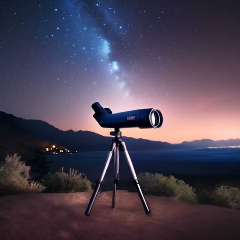 A pair of sleek binoculars, ready to unlock the wonders of the night sky or bring distant wildlife into sharp focus.